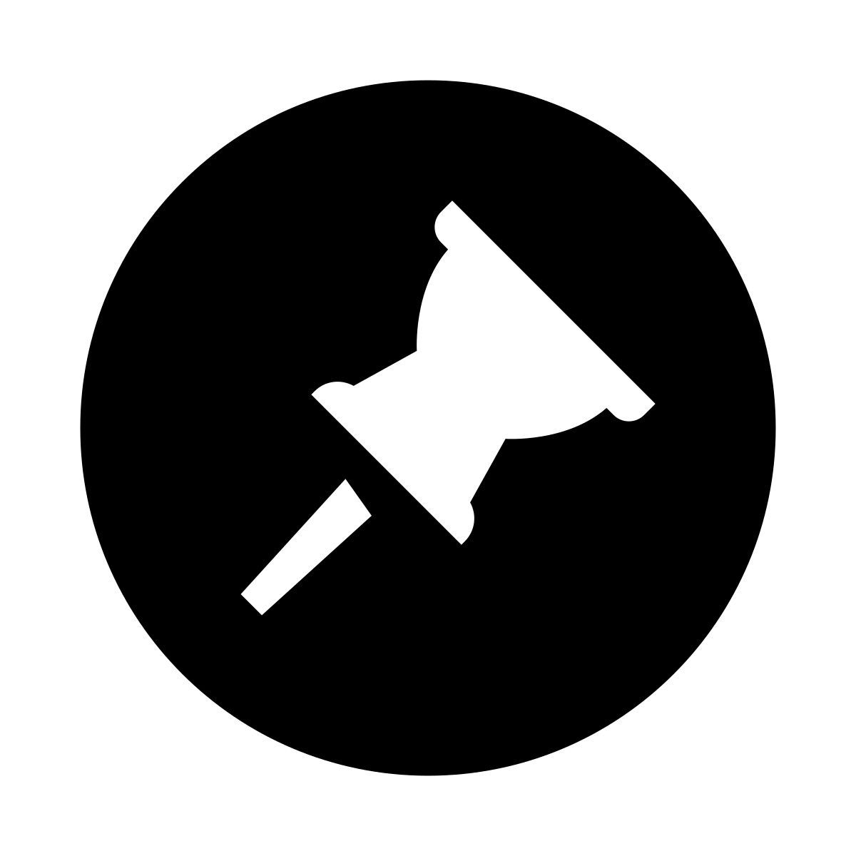 glyph neue style 핀 2 icon