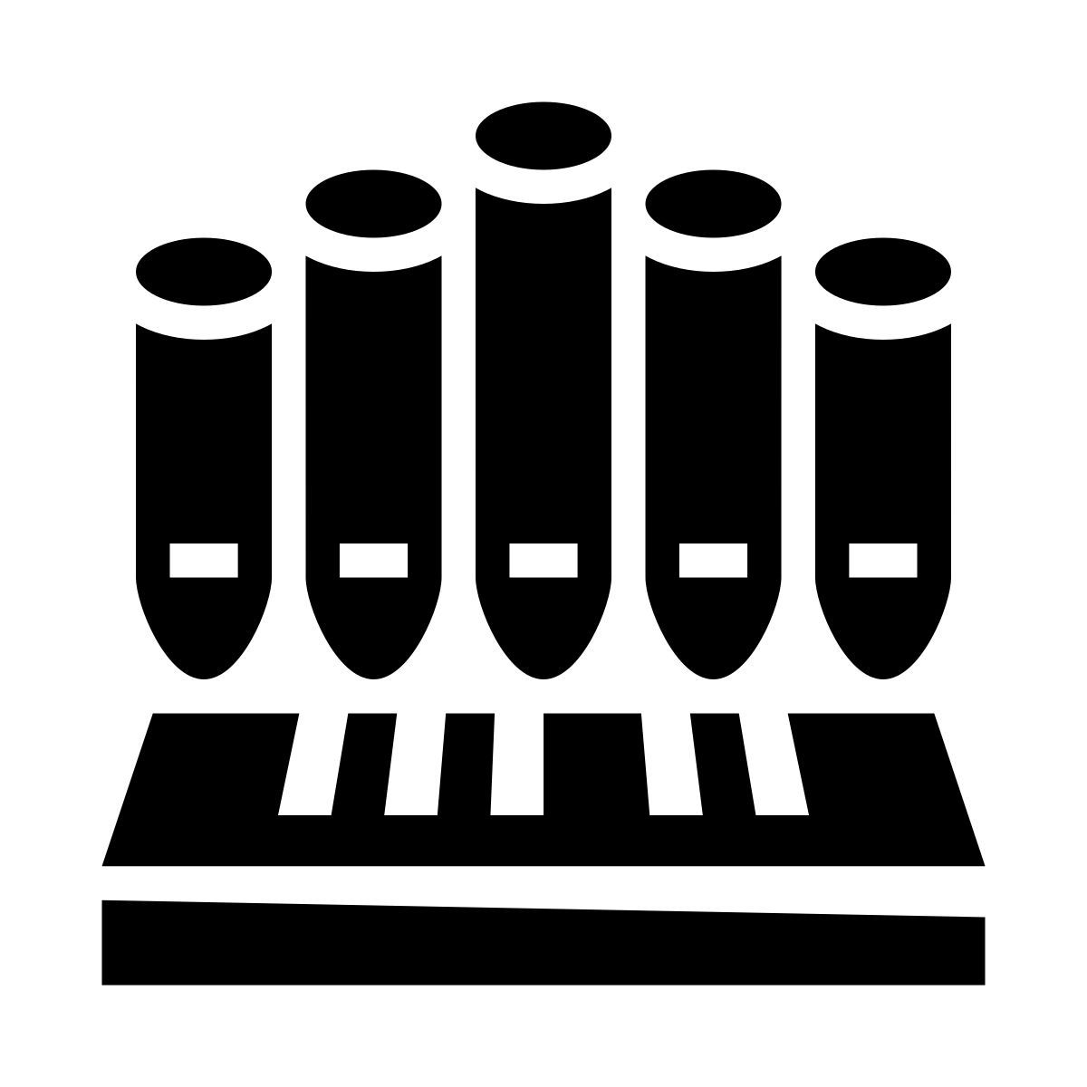 glyph neue style pipe organ icon