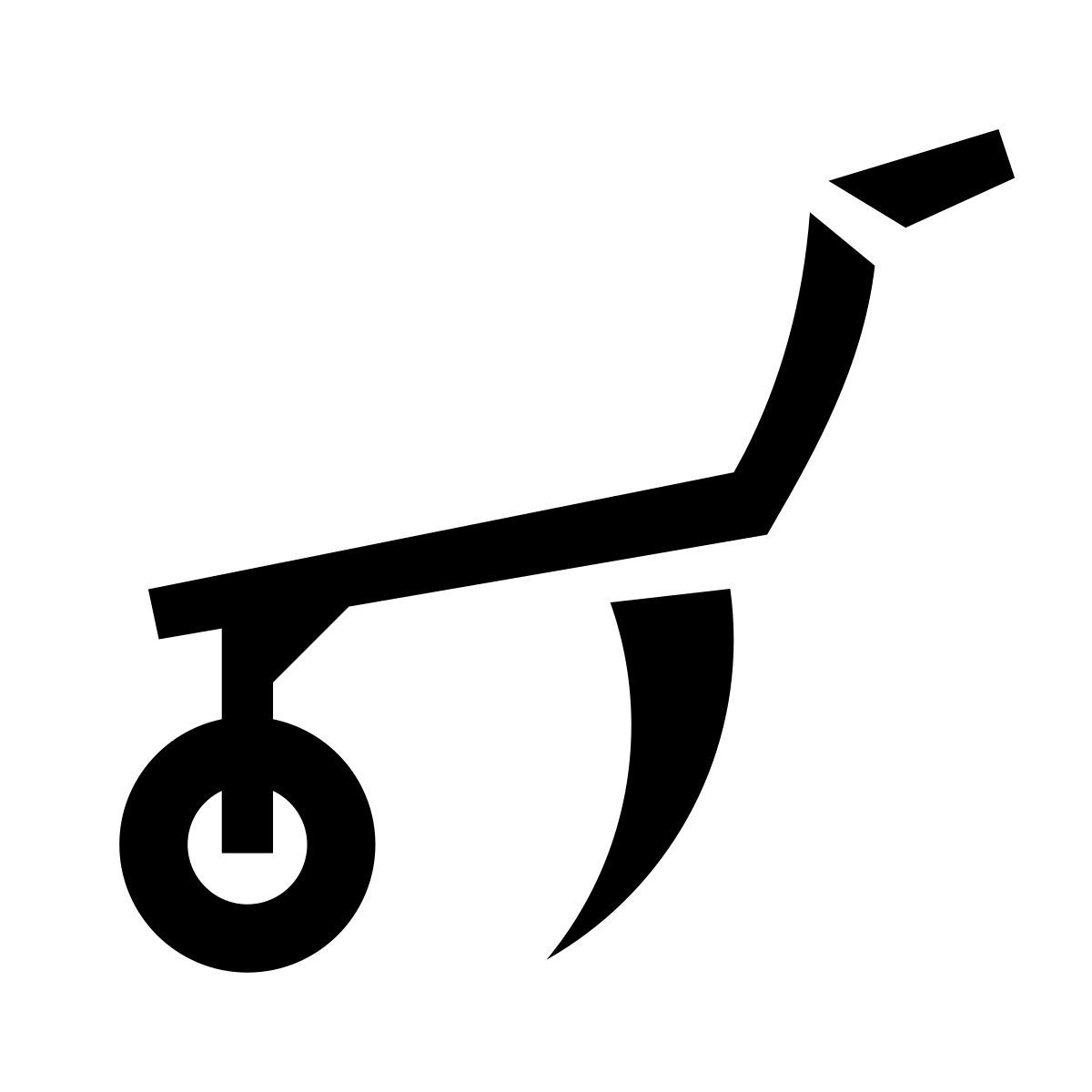 glyph neue style plow icon