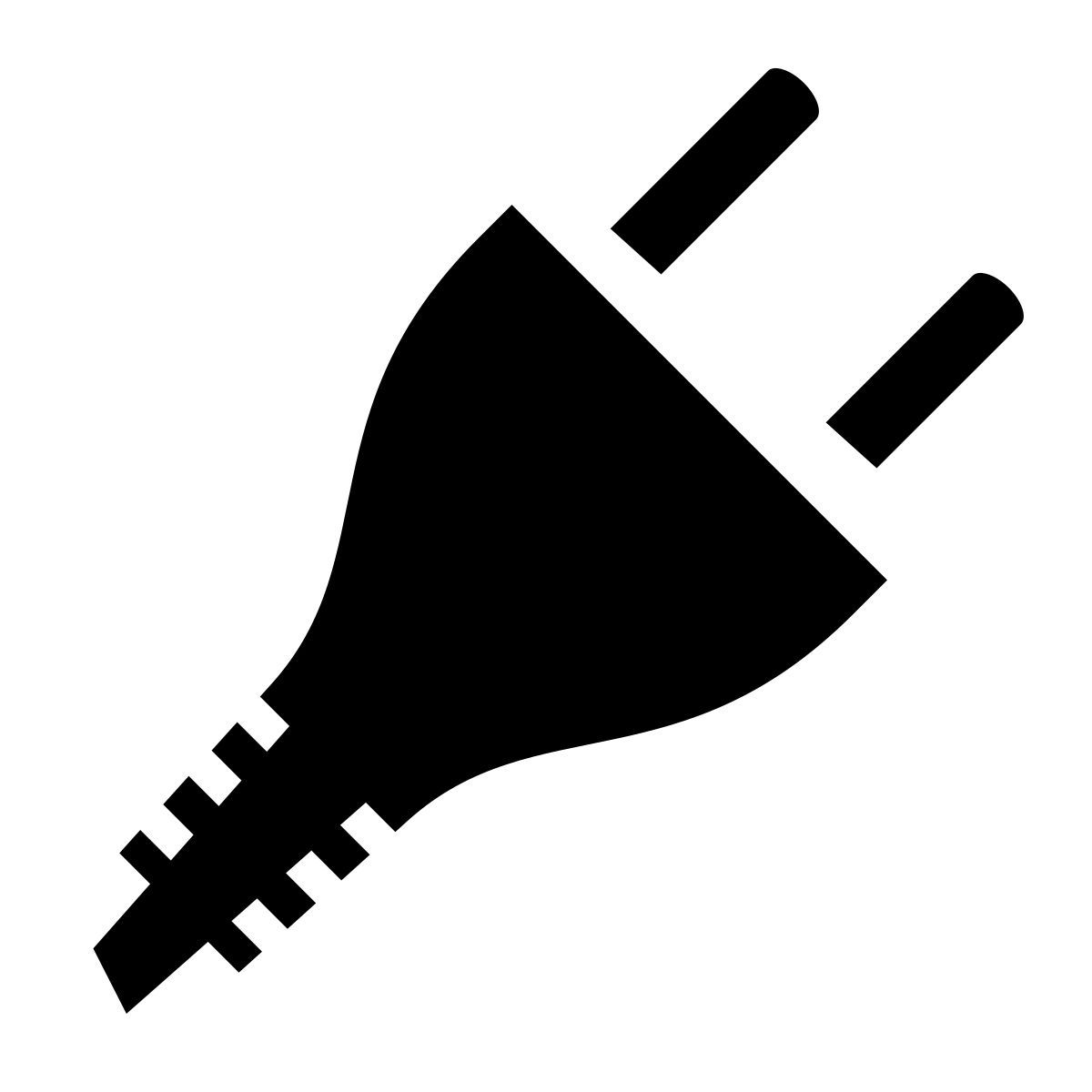 glyph neue style вилка icon