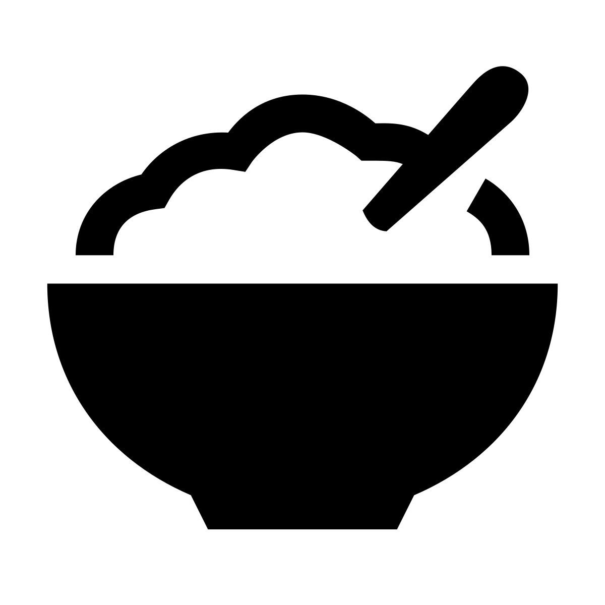 glyph neue style haferbrei icon