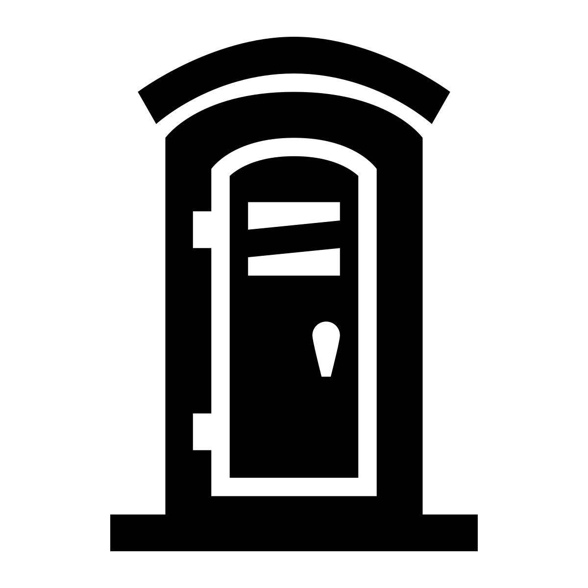 glyph neue style 이동식 화장실 icon