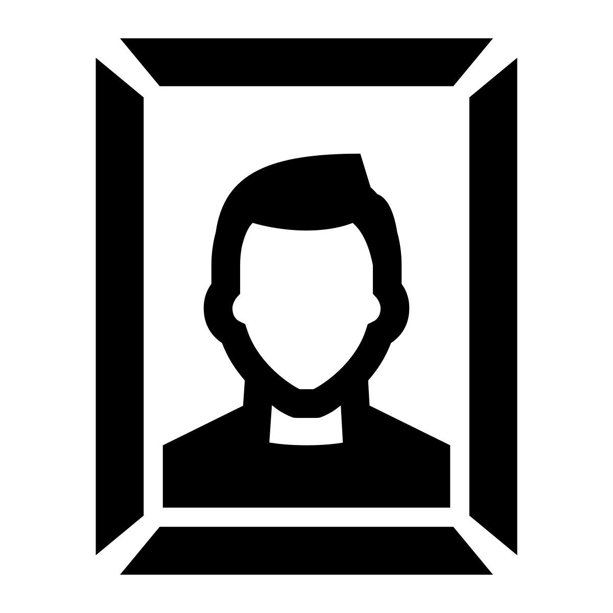 glyph neue style portrait icon
