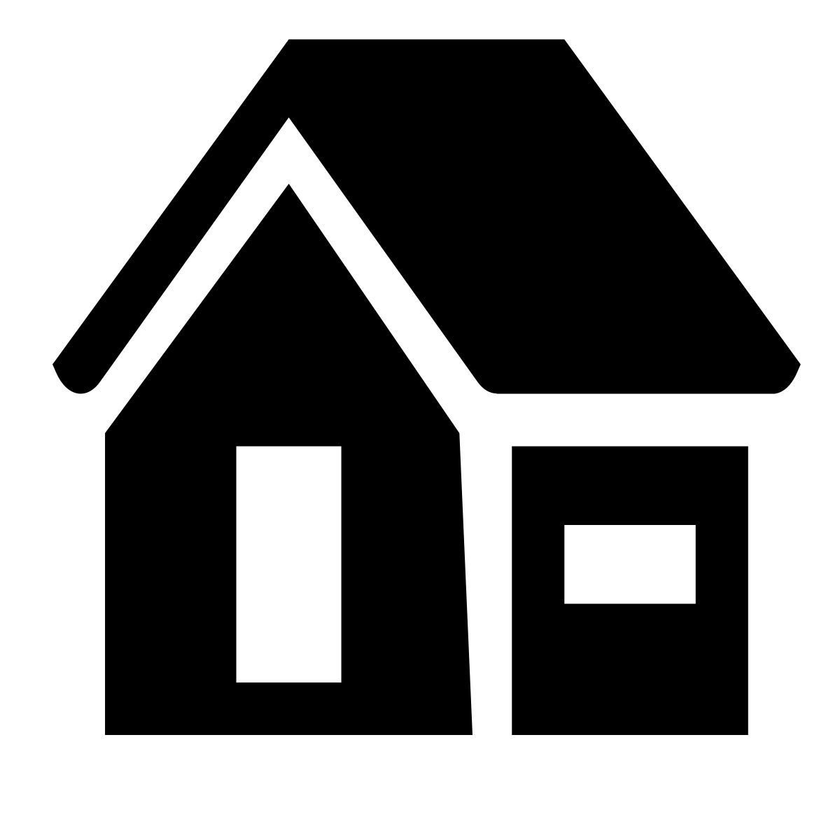 glyph neue style casa pré fabricada icon