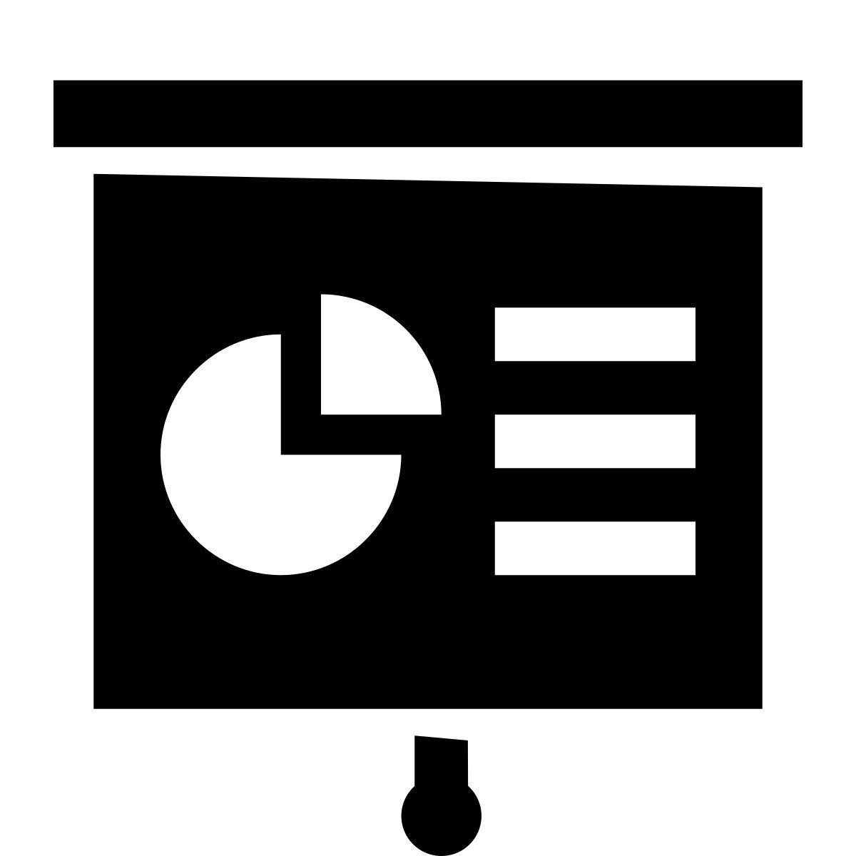 glyph neue style presentation icon