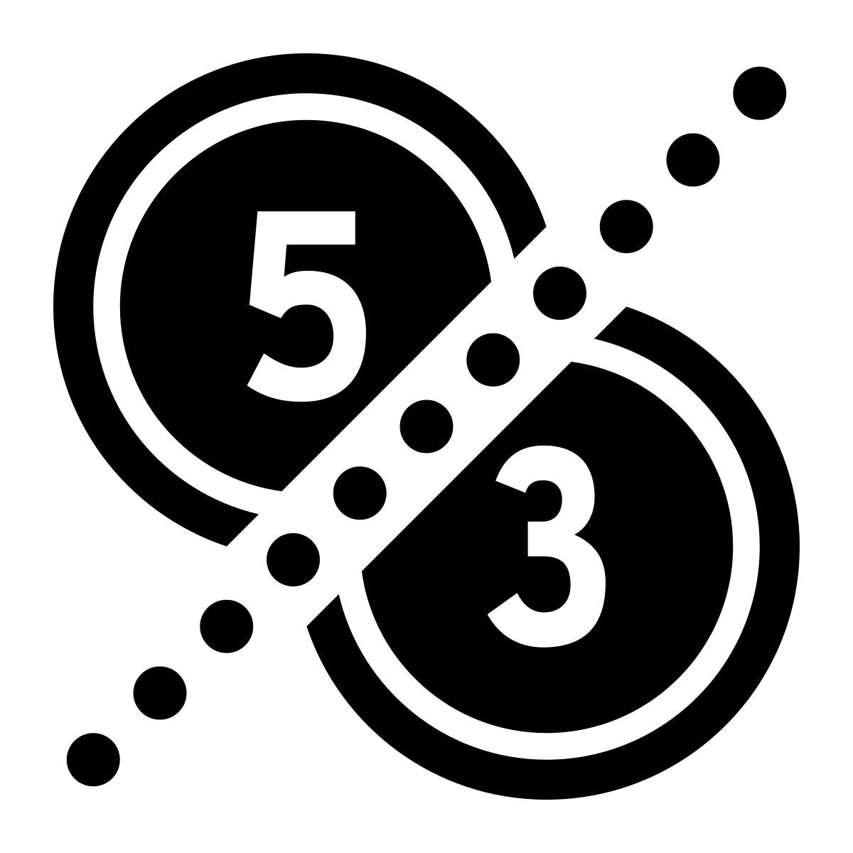 glyph neue style comparação icon