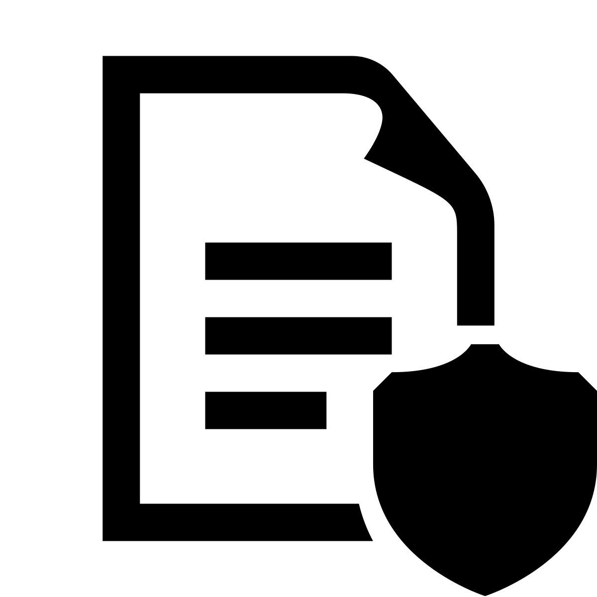 glyph neue style politique de confidentialité icon