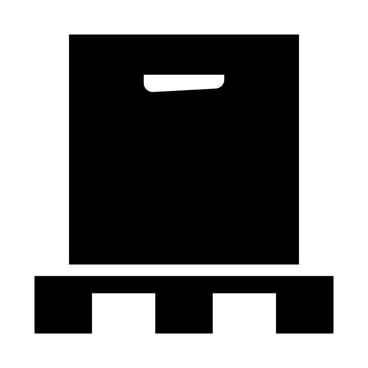 glyph neue style carga del producto icon