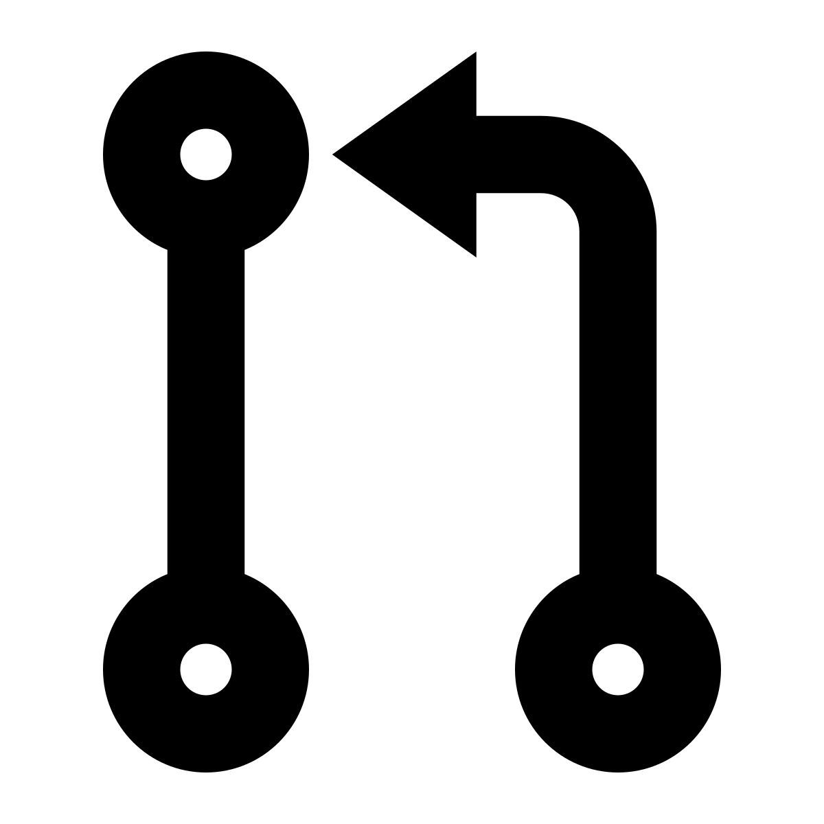 glyph neue style pull request icon