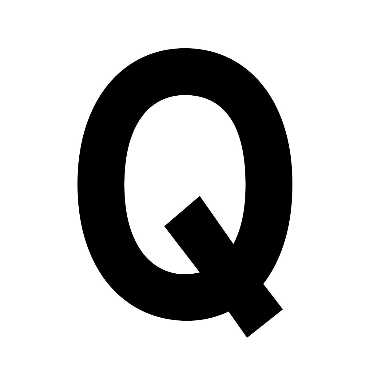 glyph neue style q icon