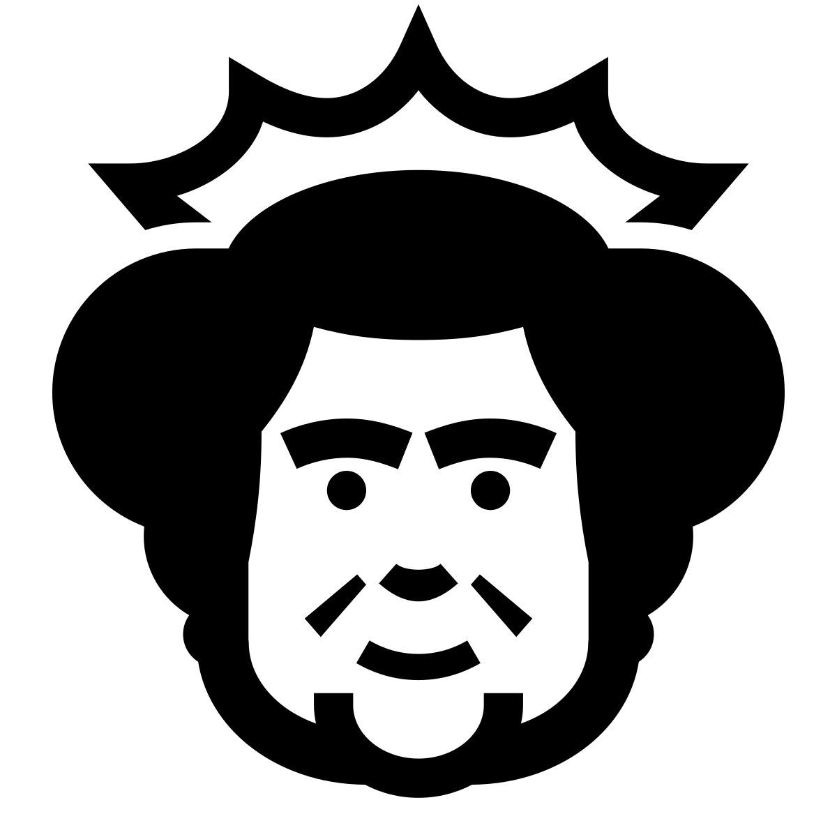 glyph neue style queen elizabeth icon
