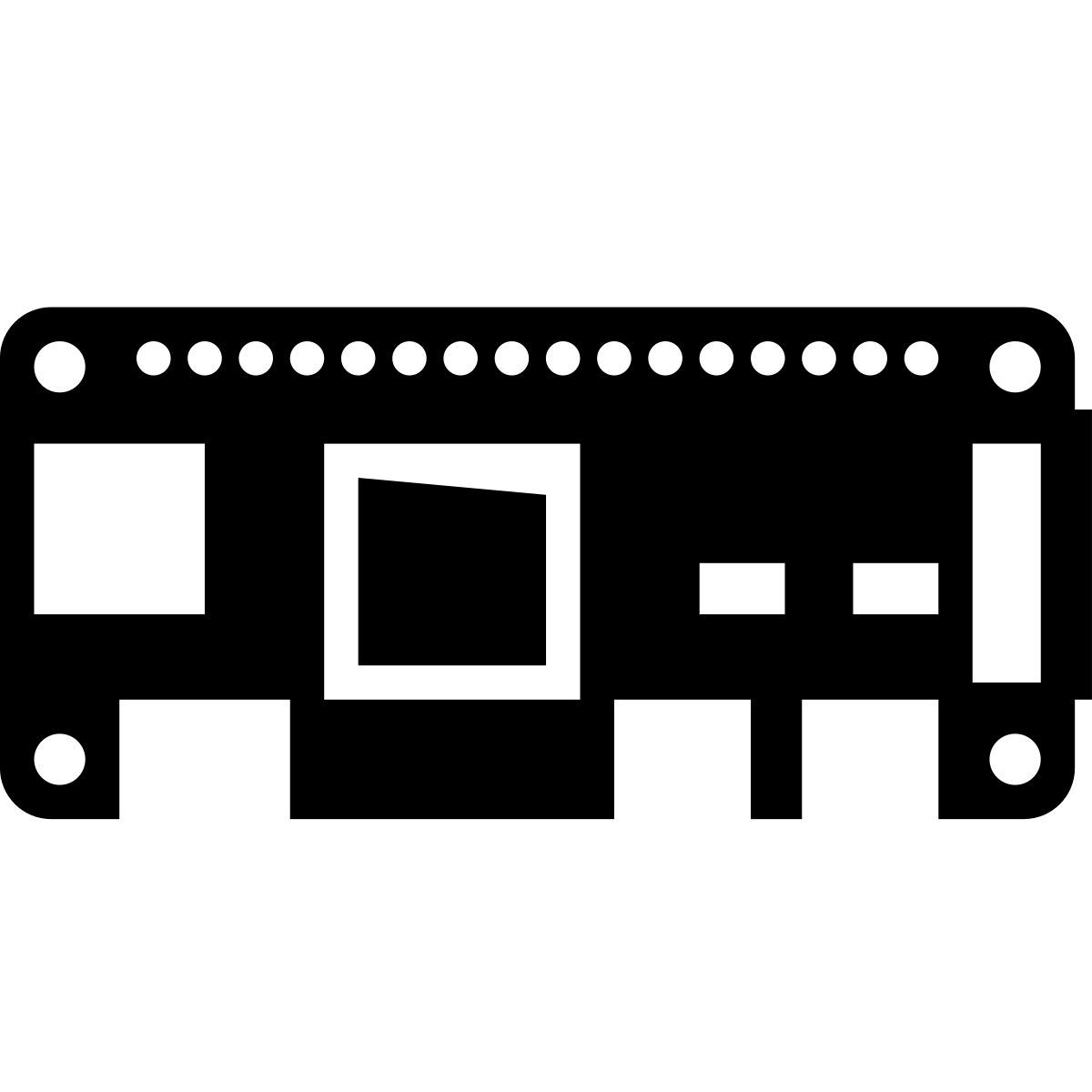 glyph neue style raspberry pi zero icon