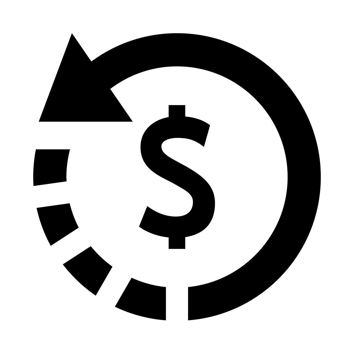 glyph neue style transaction icon
