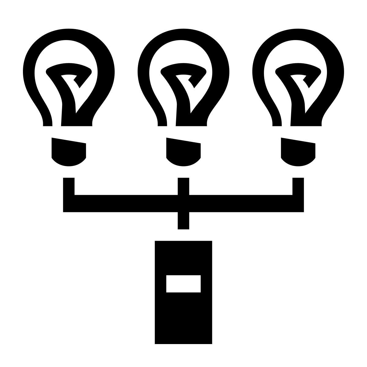 glyph neue style relé de automatización del hogar icon