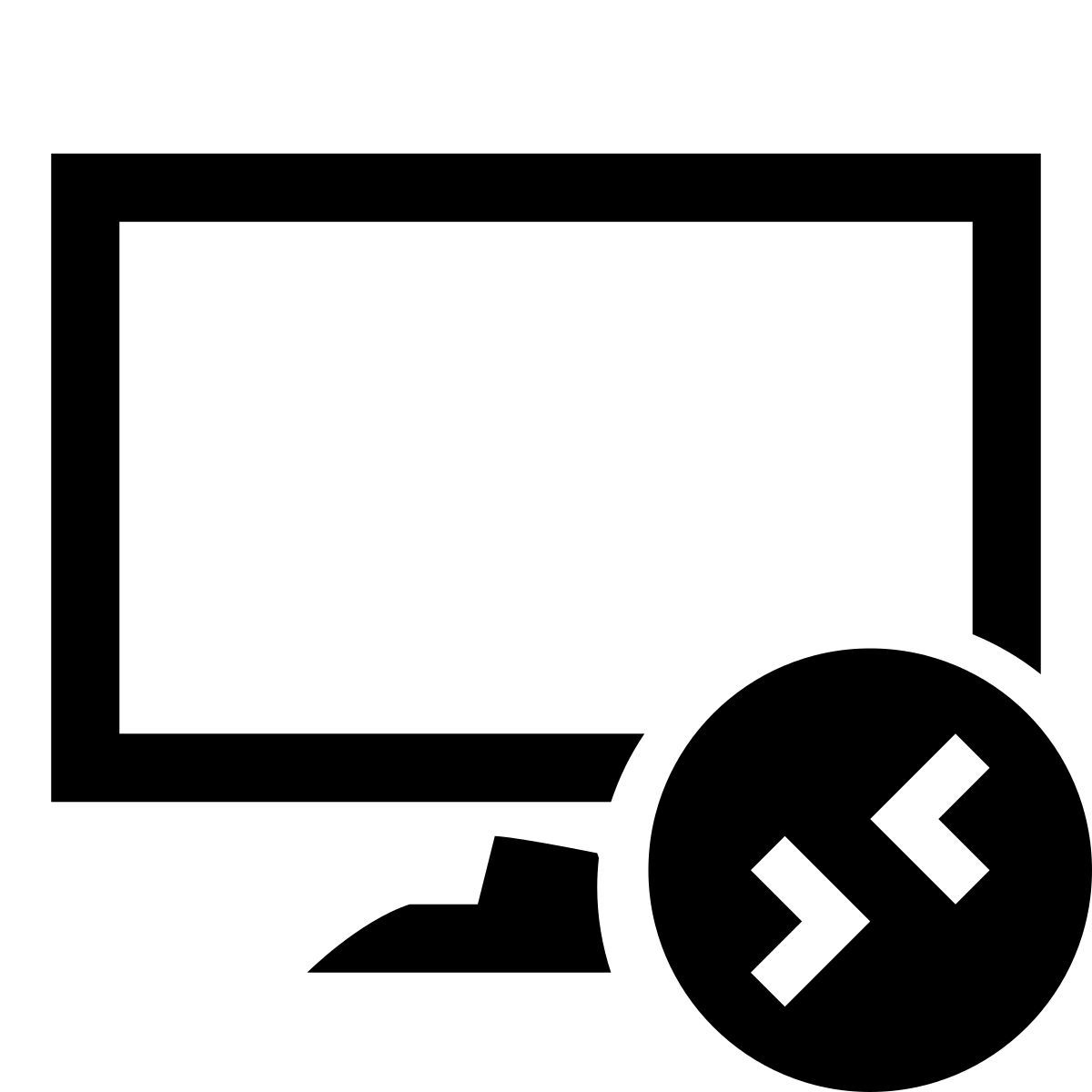 glyph neue style remote desktop icon
