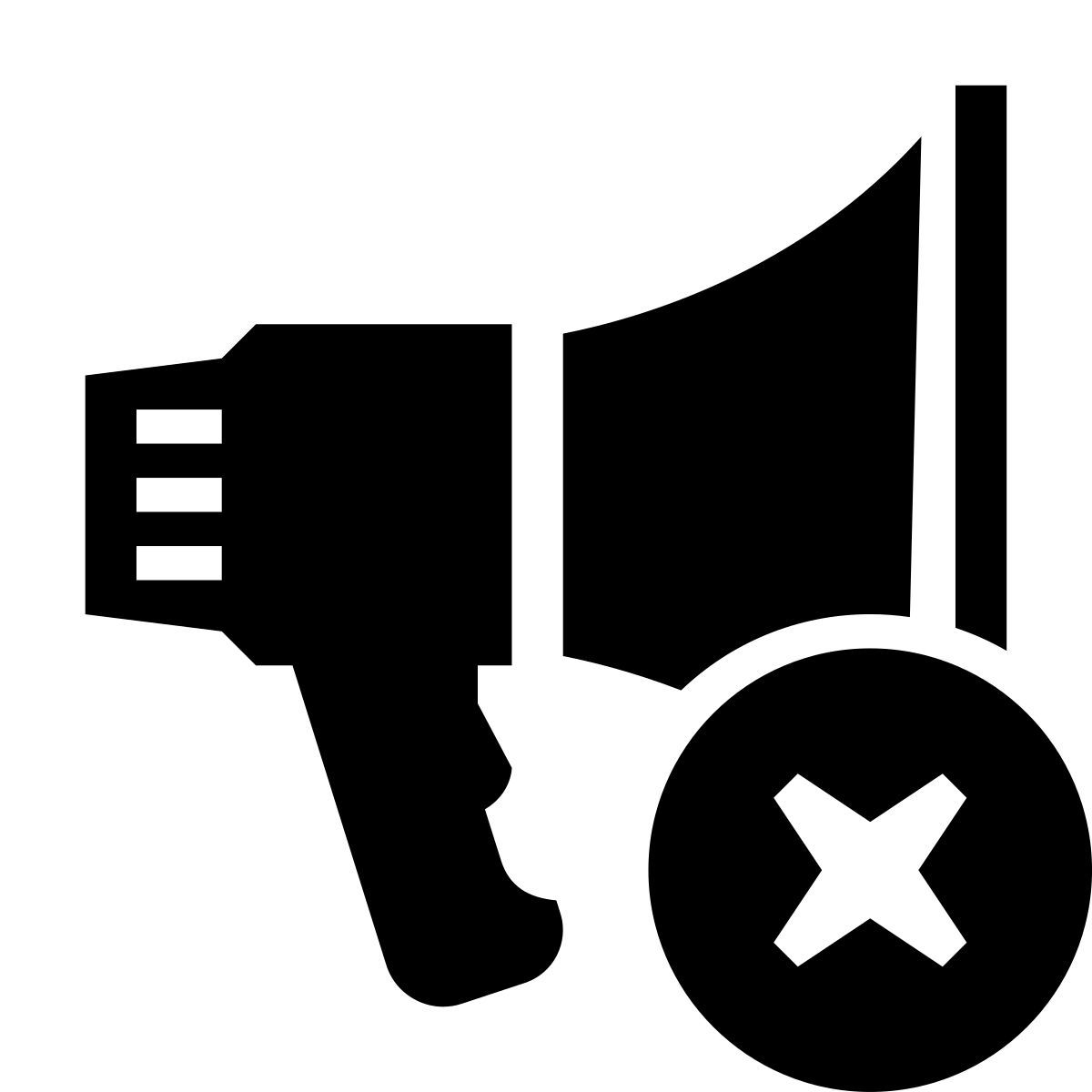 glyph neue style remove ads icon