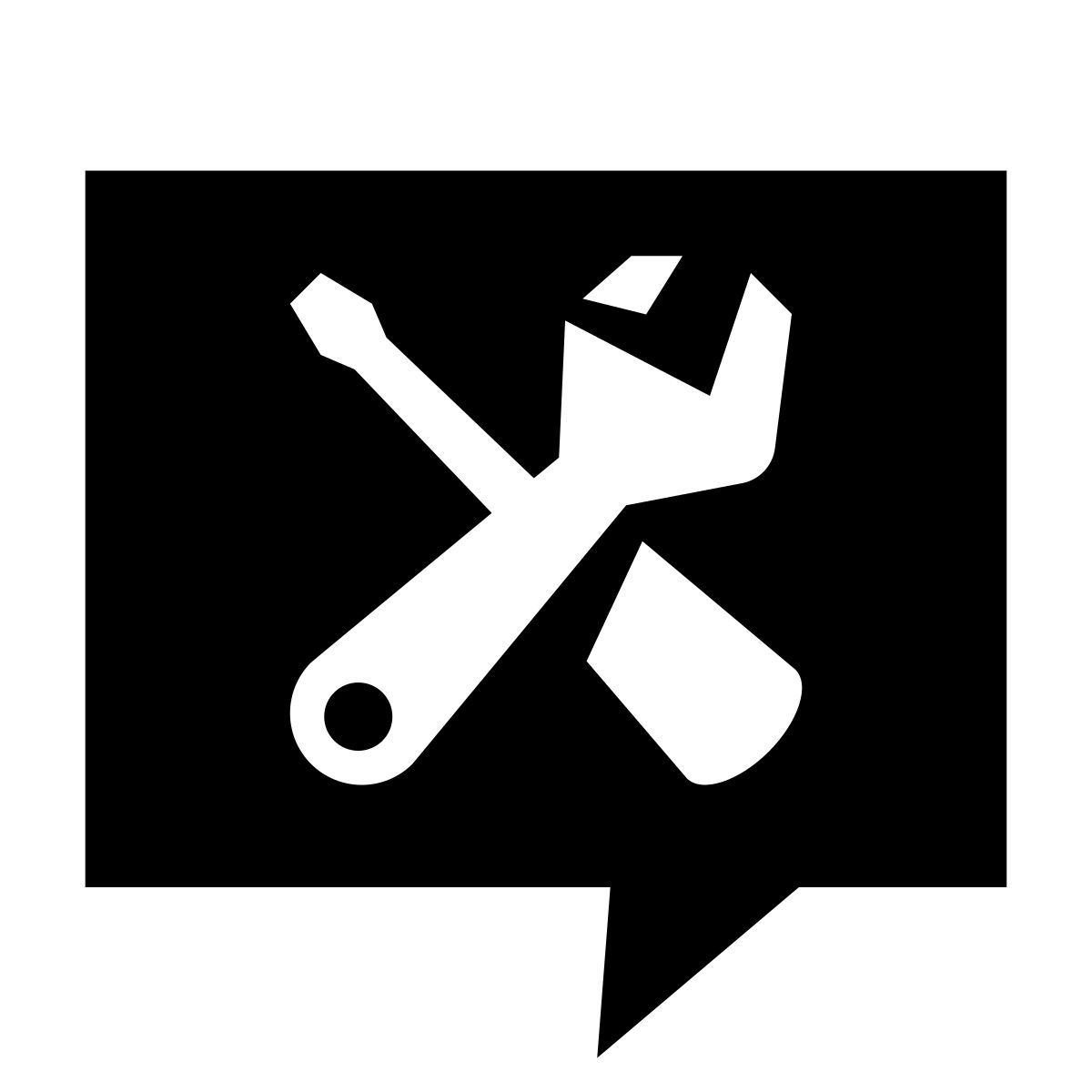 glyph neue style サービスをリクエスト icon