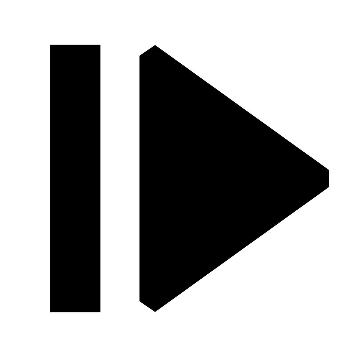 glyph neue style reprendre la lecture icon