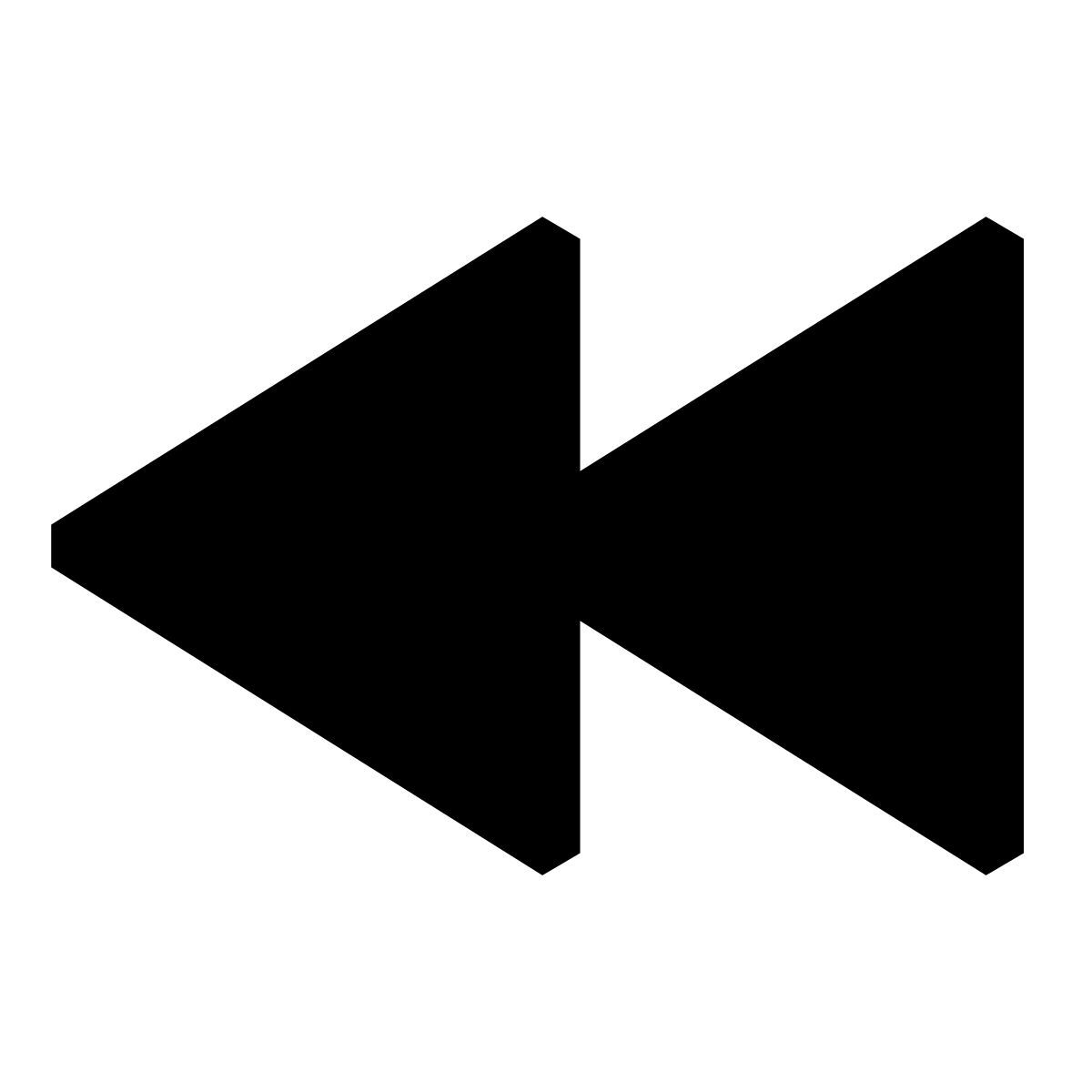 glyph neue style rebobinar icon