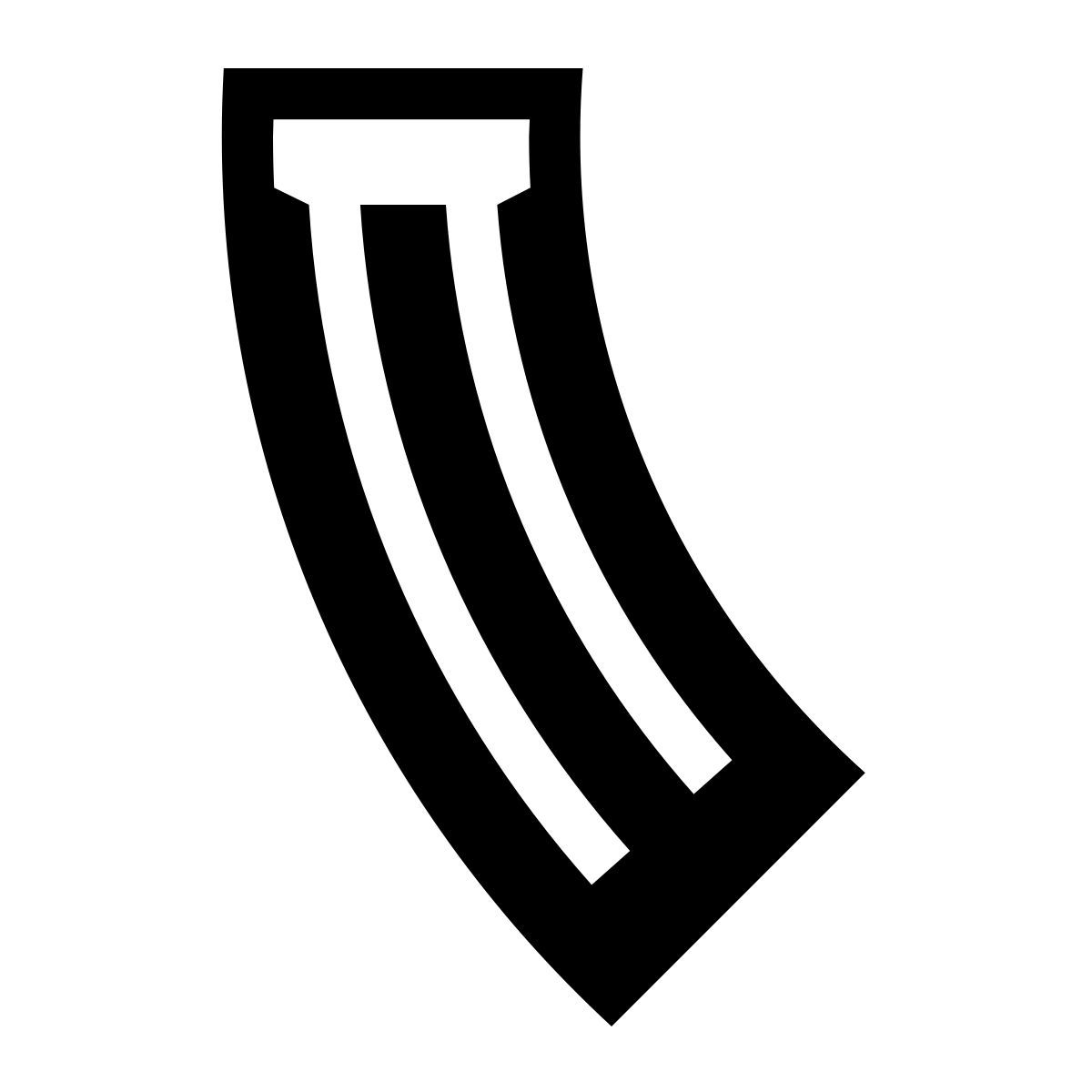 glyph neue style carregador de munição icon