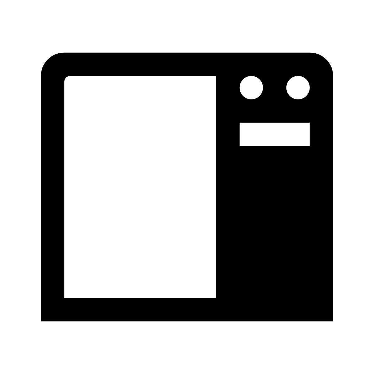 glyph neue style barra de navegação direita icon