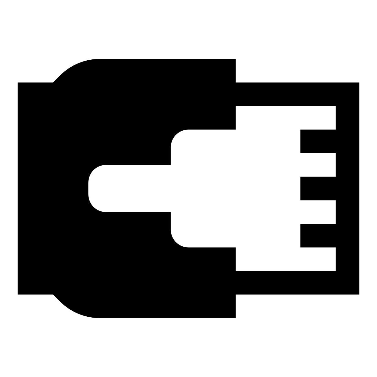 glyph neue style rj45 icon