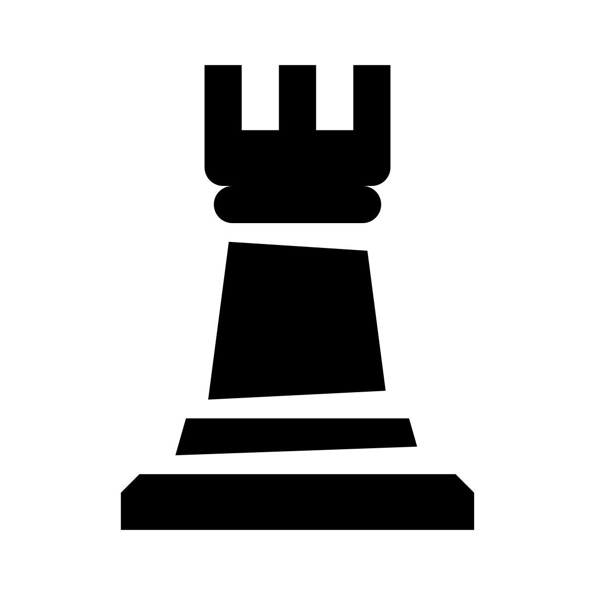 glyph neue style rook icon