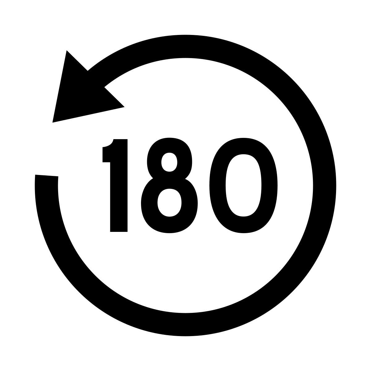 glyph neue style 180도 icon