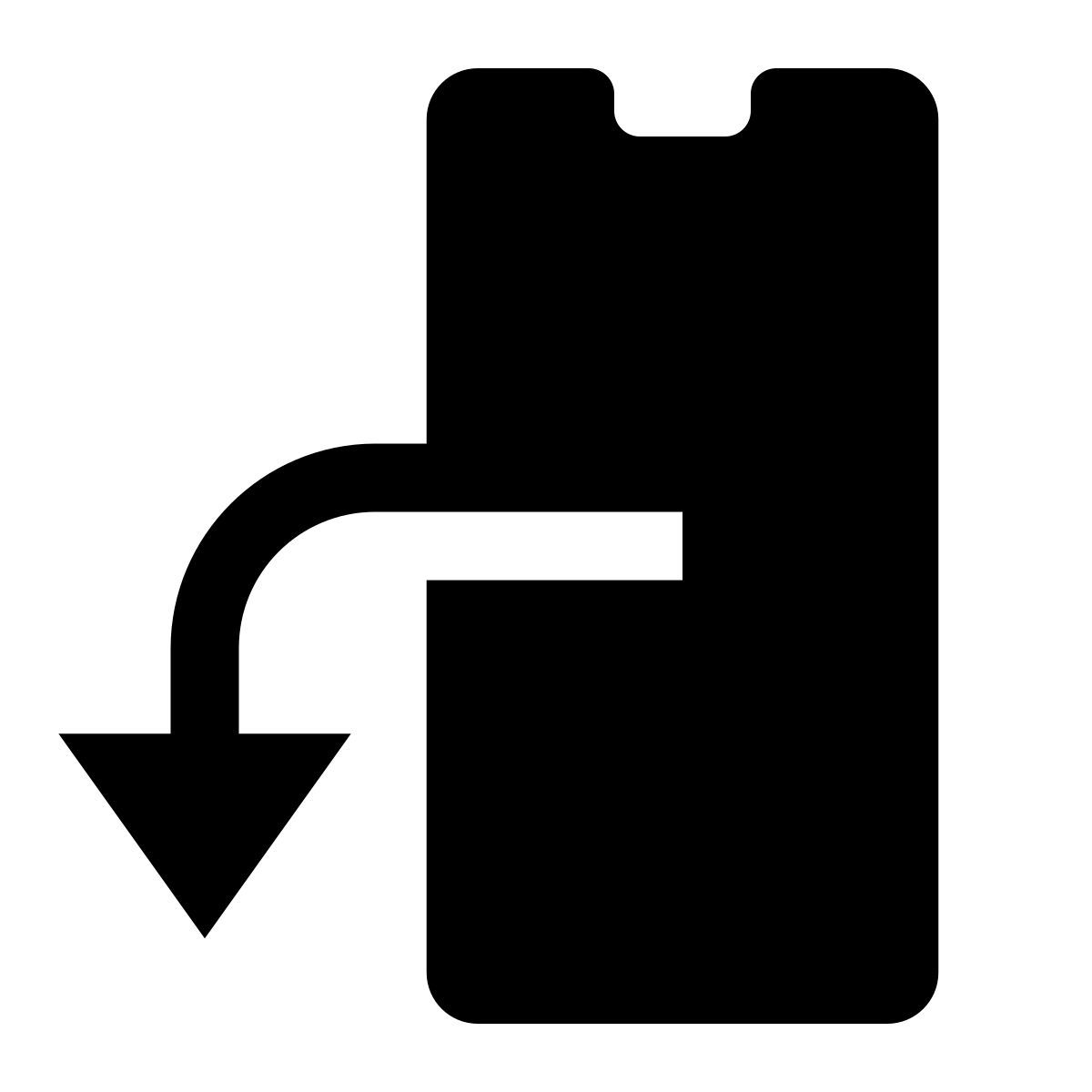 glyph neue style tilt icon