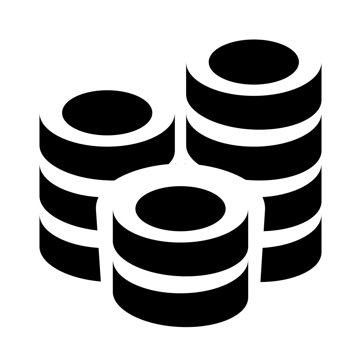 glyph neue style comportamiento de las ventas icon