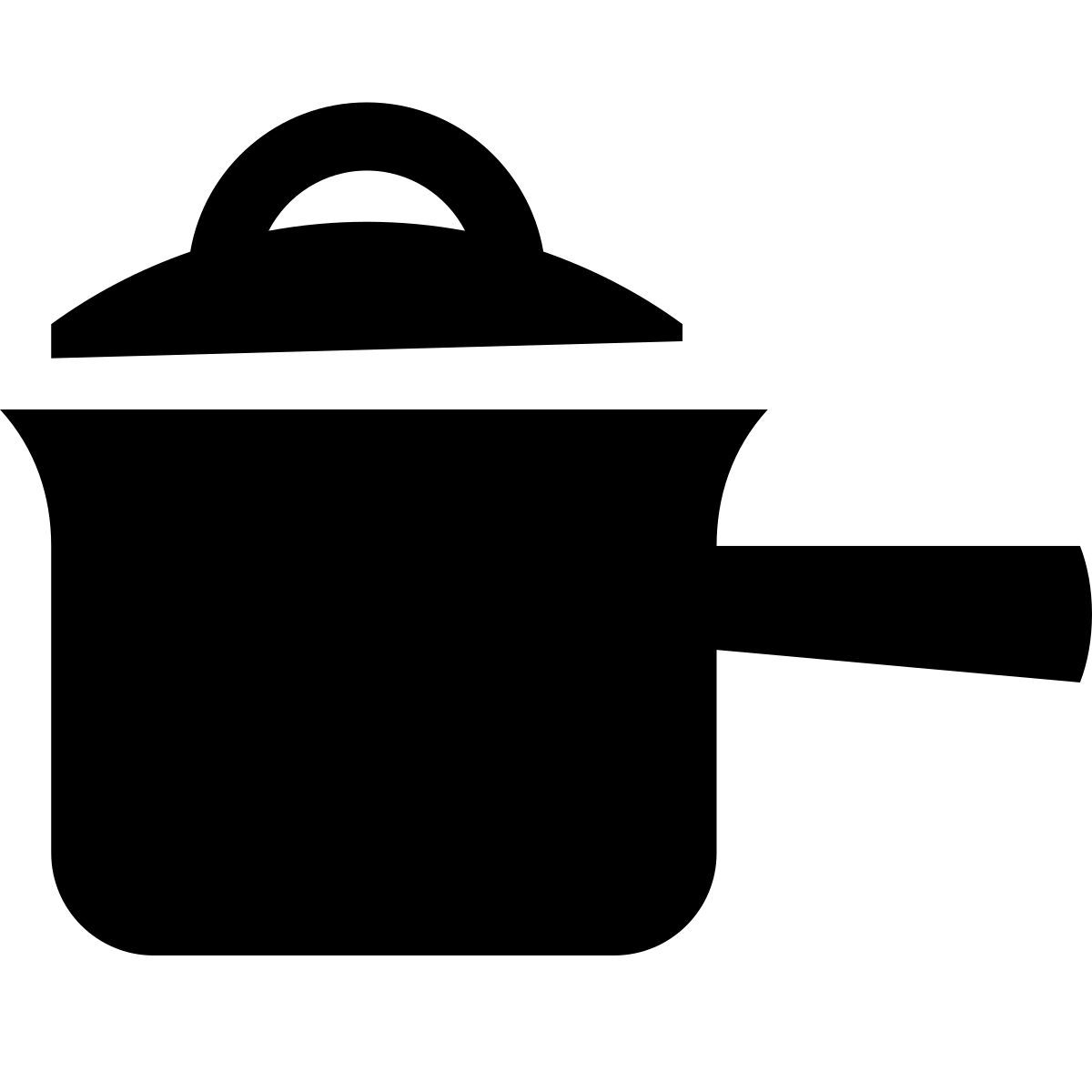 glyph neue style casseruola icon
