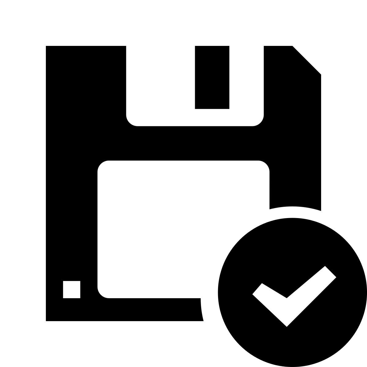 glyph neue style salvar e fechar icon