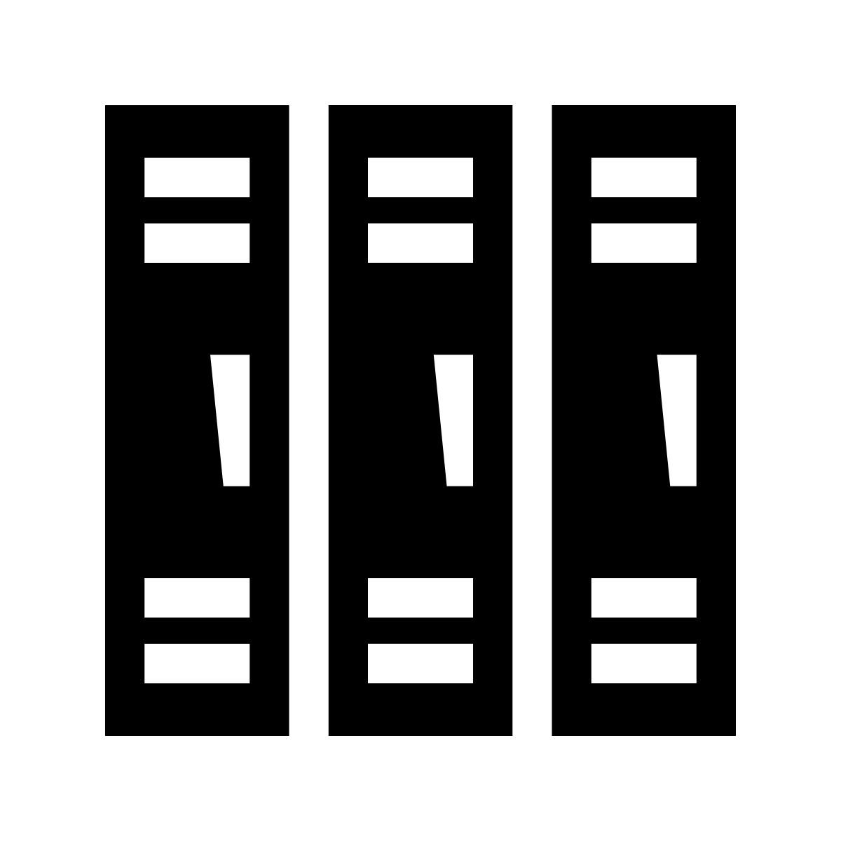 glyph neue style armadietto della scuola icon