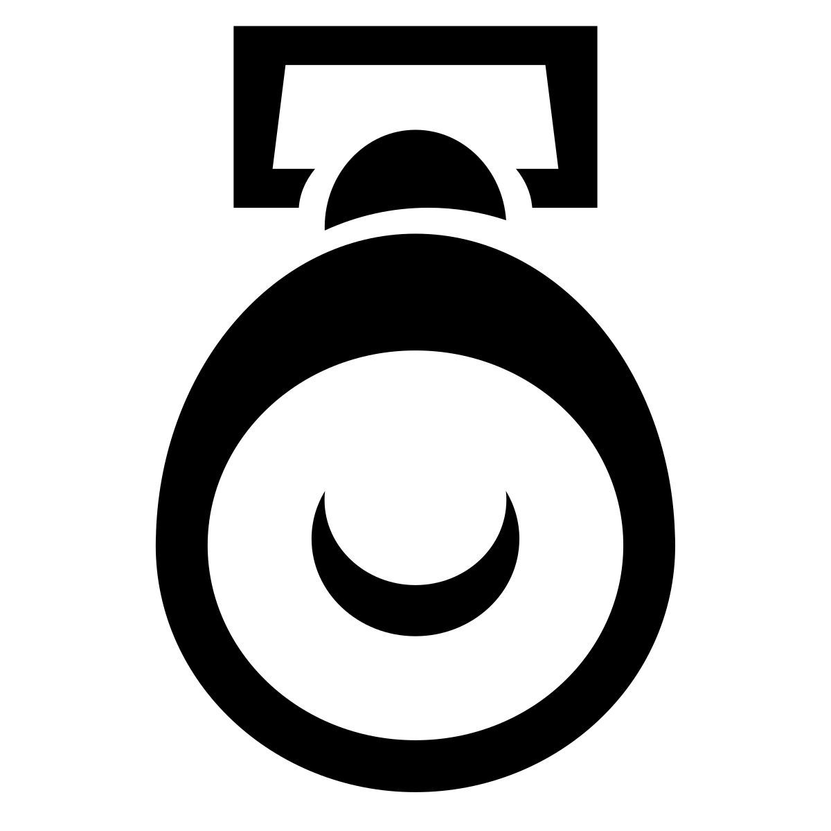 glyph neue style круглый прожектор icon