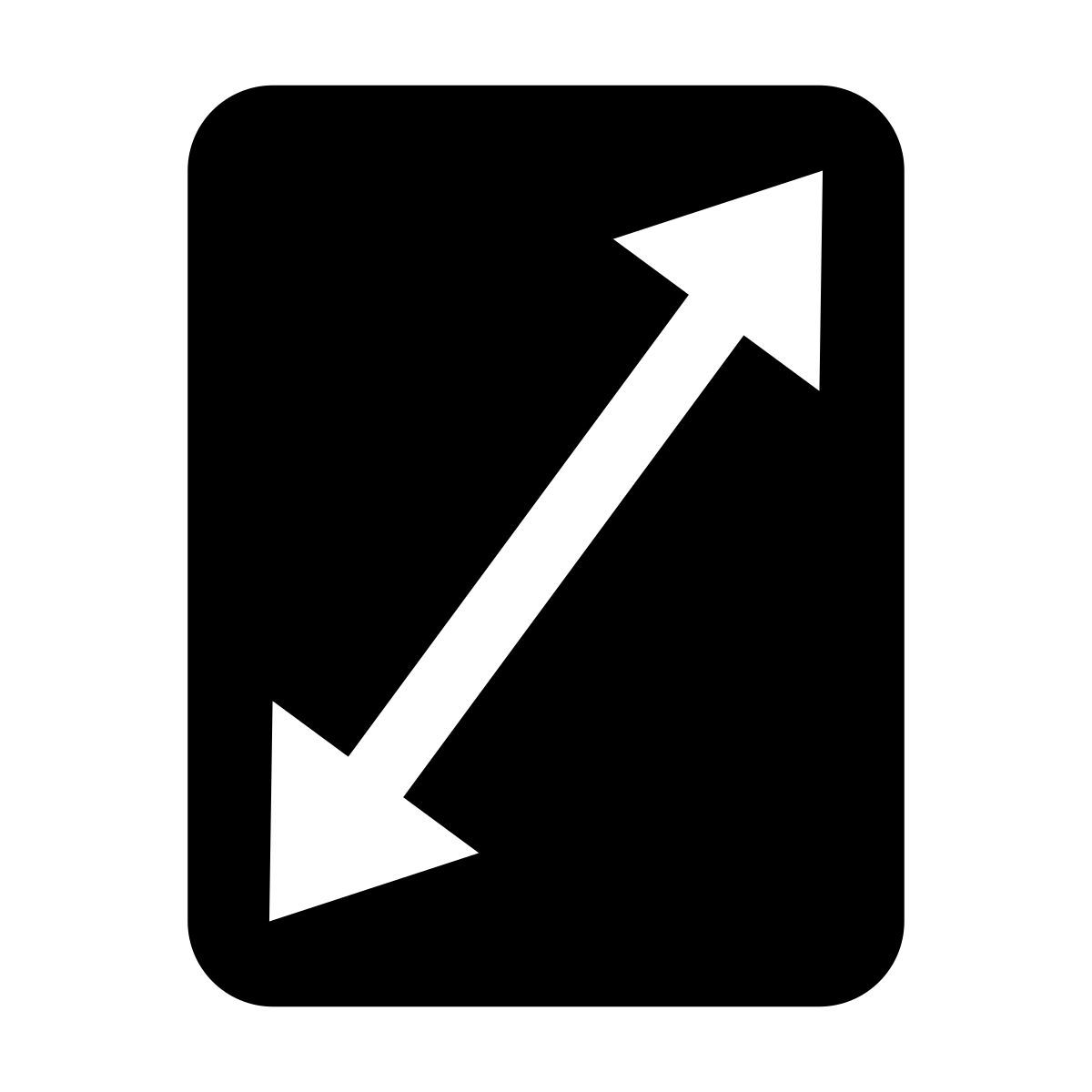 glyph neue style screen resolution icon