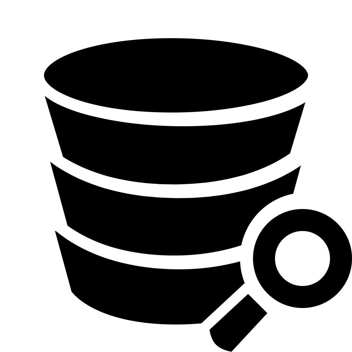 glyph neue style search database icon
