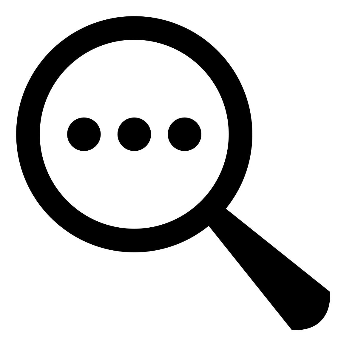 glyph neue style cerca di più icon