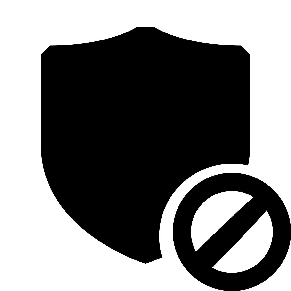 glyph neue style bloco de segurança icon