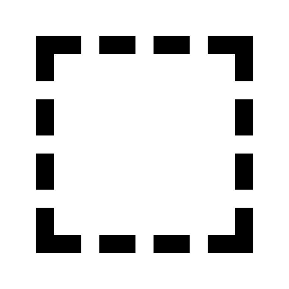 glyph neue style 選択なし icon
