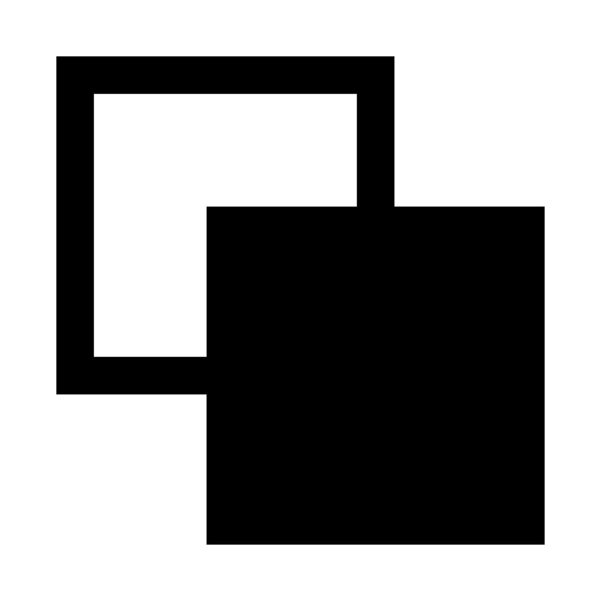 glyph neue style 背面へ移動 icon