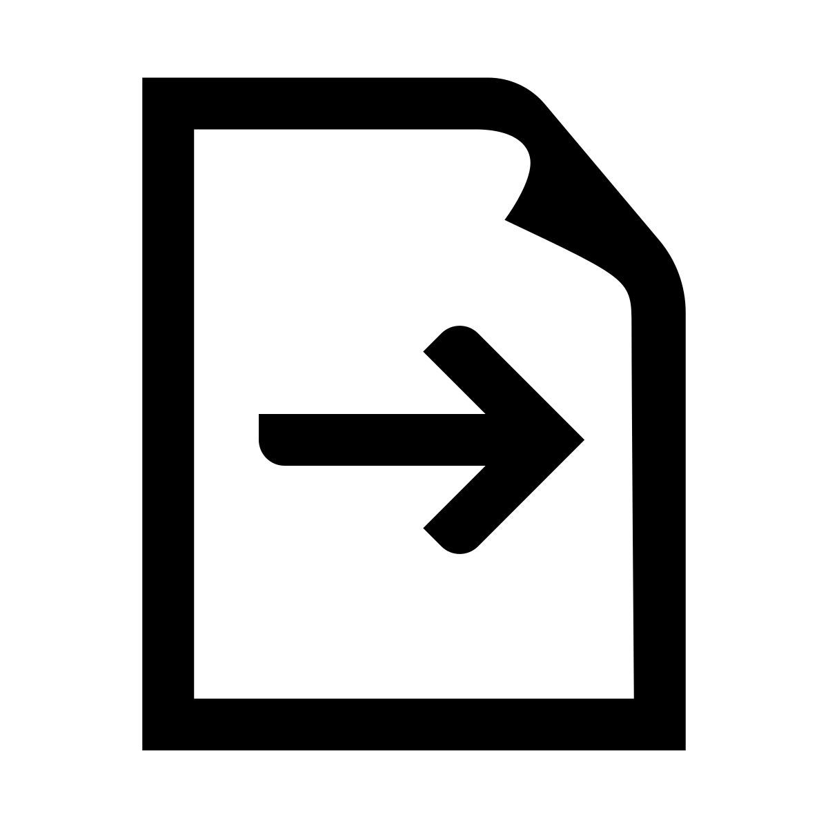 glyph neue style enviar archivo icon