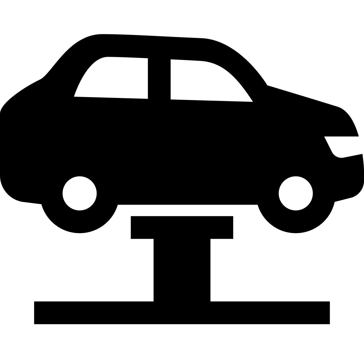 glyph neue style indicateur de rappel de service icon