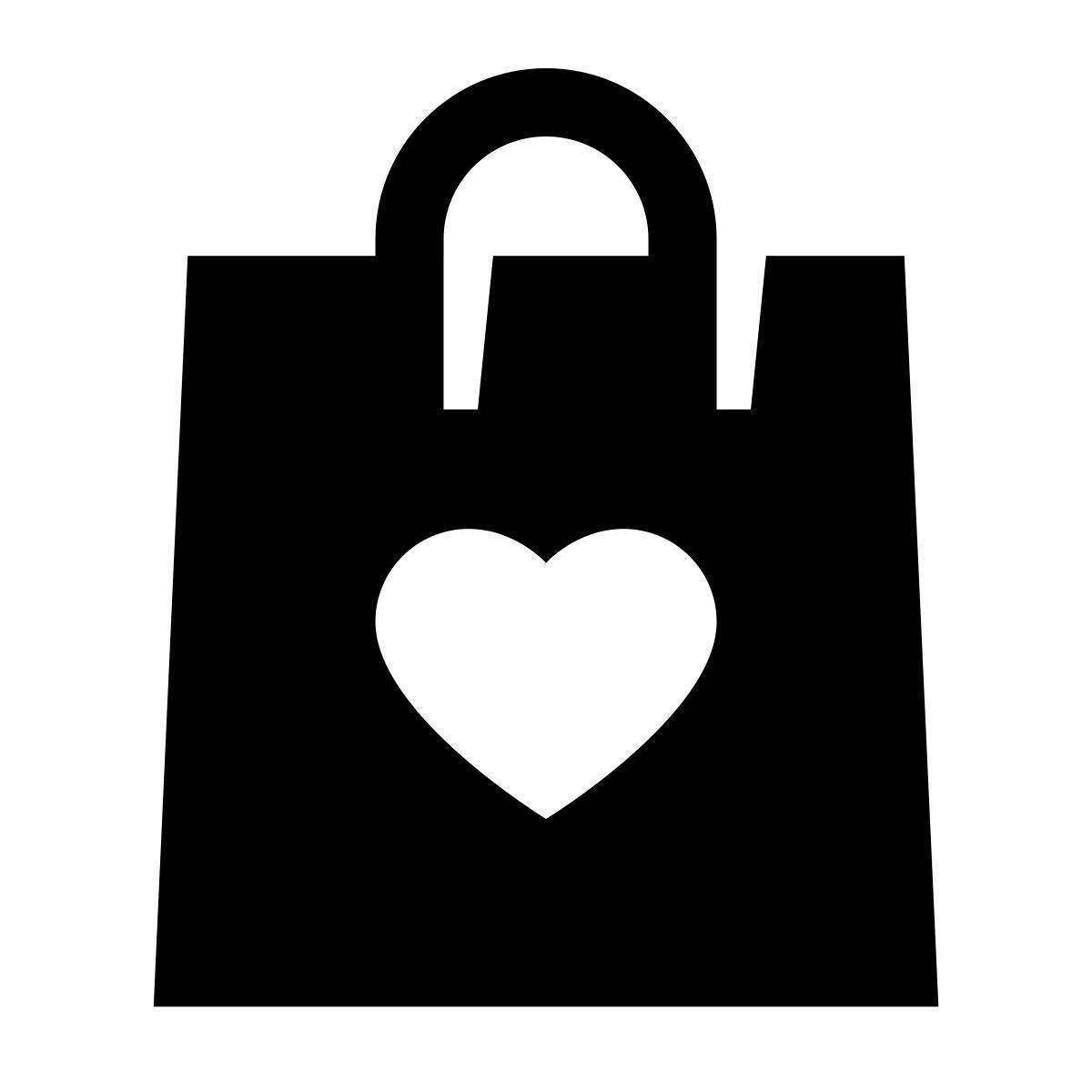 glyph neue style shopaholic icon