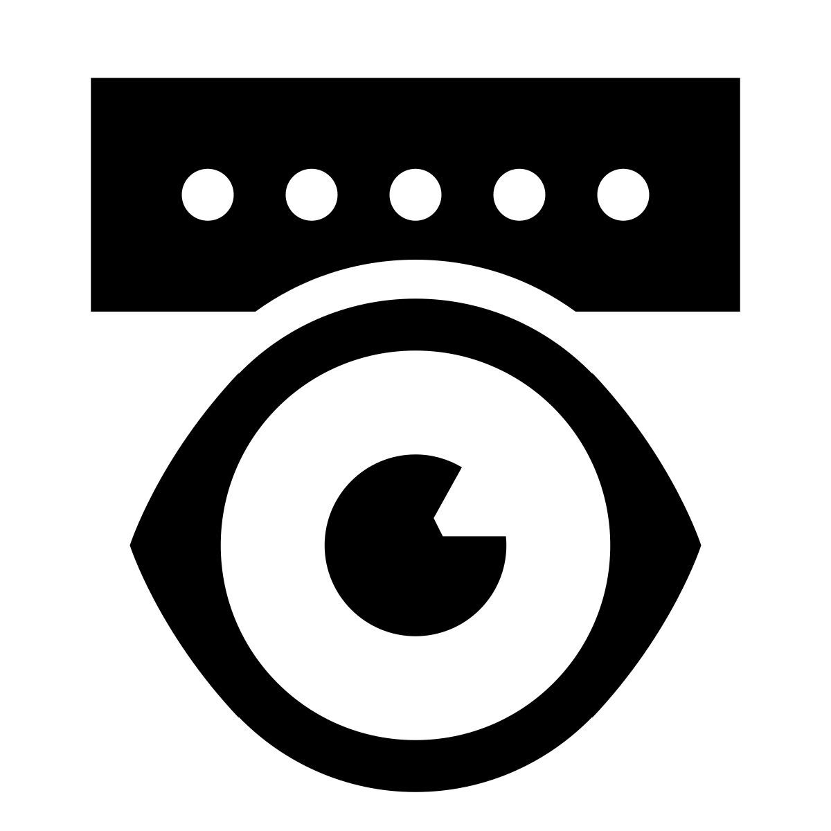 glyph neue style mostrar contraseña icon