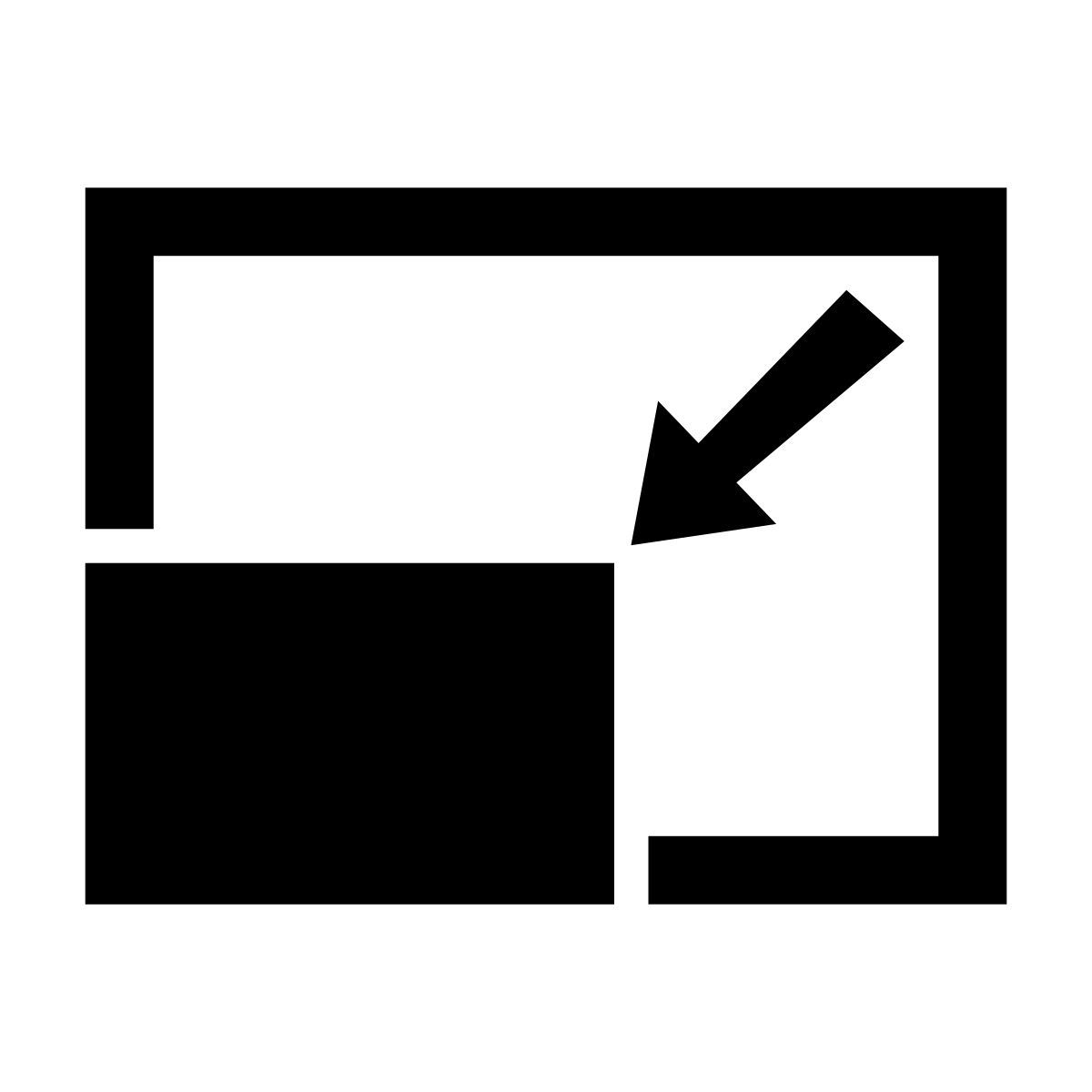 glyph neue style 收缩 icon