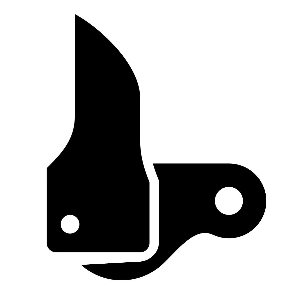 glyph neue style bloqueur icon