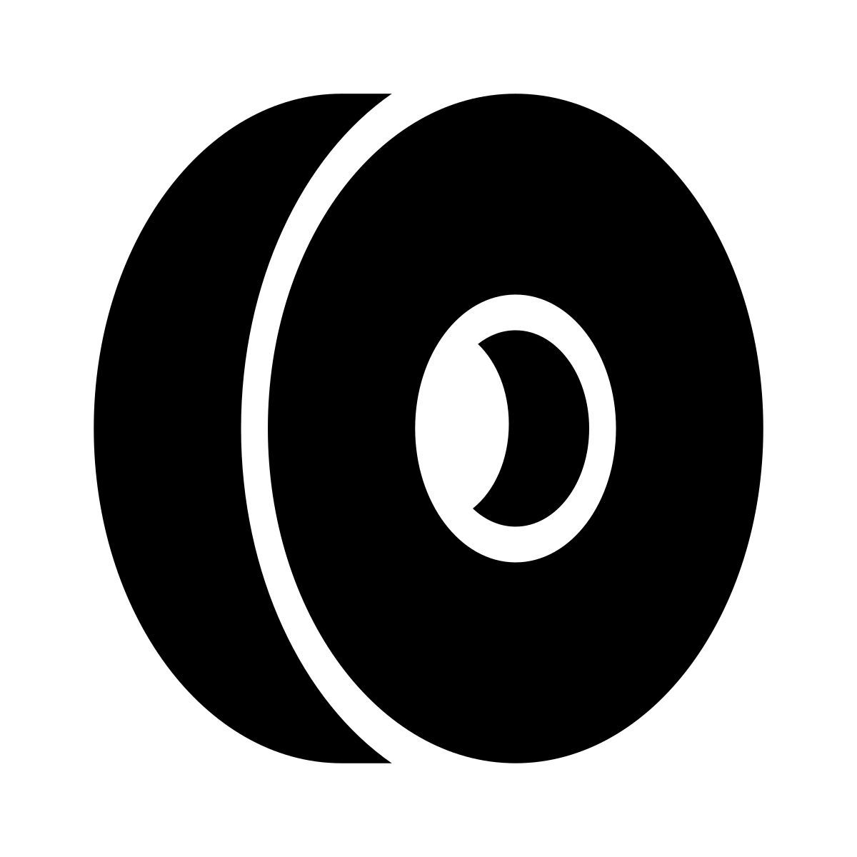 glyph neue style skateboard rad icon