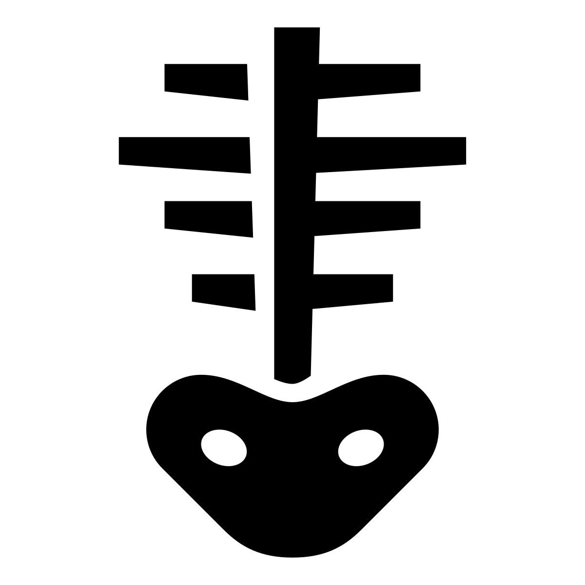 glyph neue style esqueleto icon