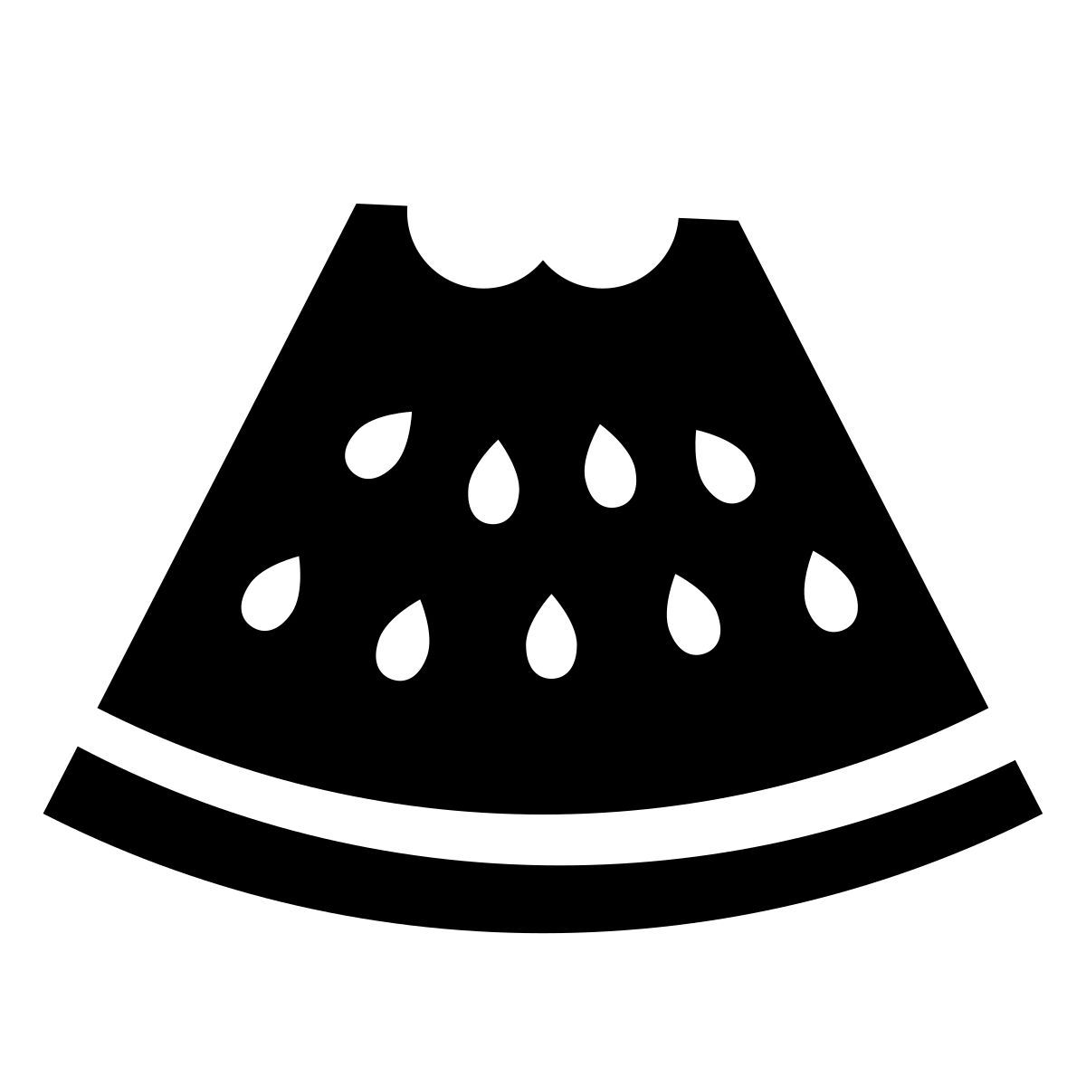 glyph neue style кусочек арбуза icon