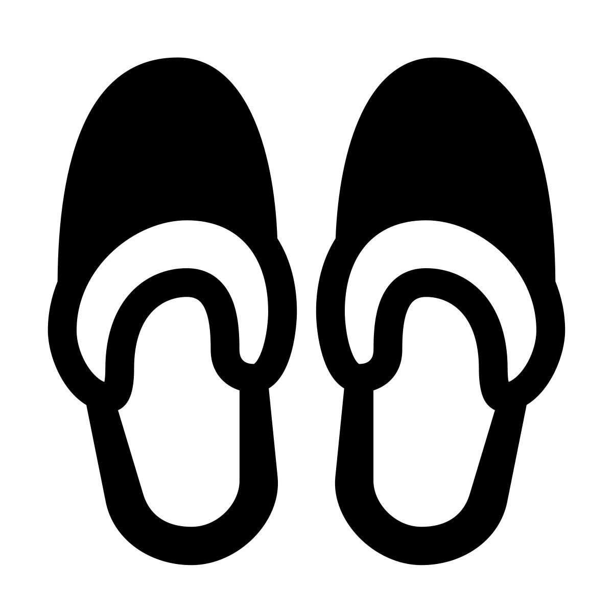 glyph neue style домашние тапочки icon